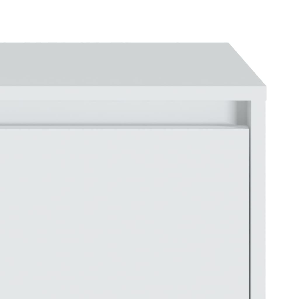 Nattbord hvit 45x34x44,5 cm konstruert tre