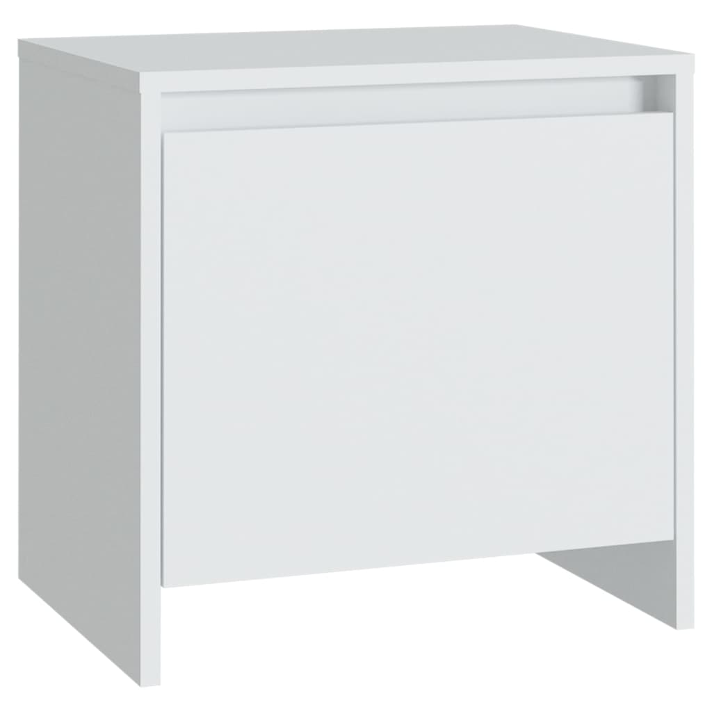 Nattbord 2 stk hvit 45x34x44,5 cm konstruert tre