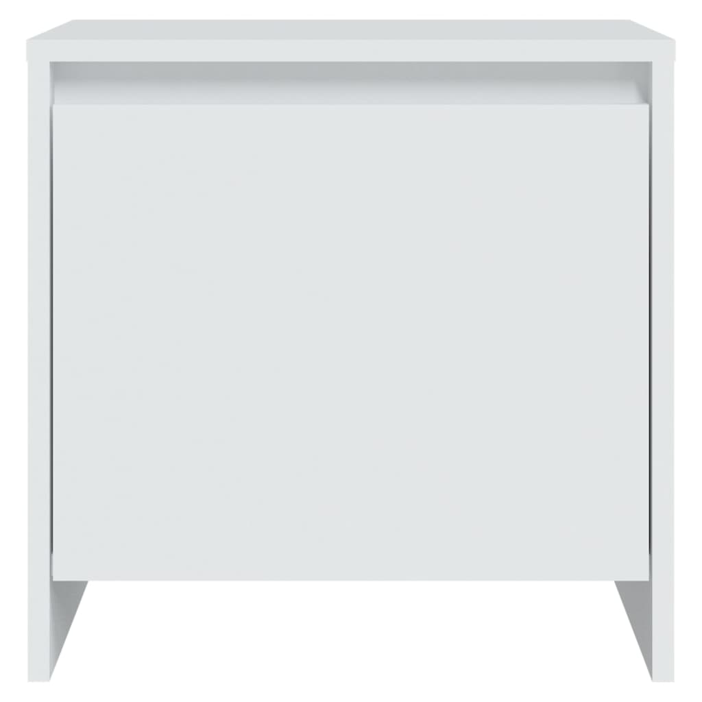 Nattbord 2 stk hvit 45x34x44,5 cm konstruert tre