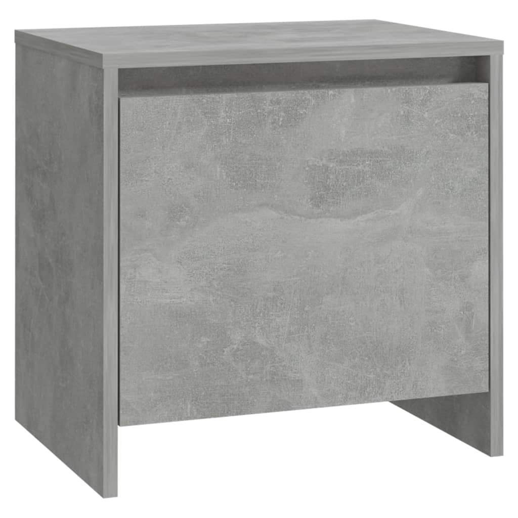 Nattbord betonggrå 45x34x44,5 cm konstruert tre