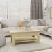 Salongbord sonoma eik 102x55x42 cm konstruert tre