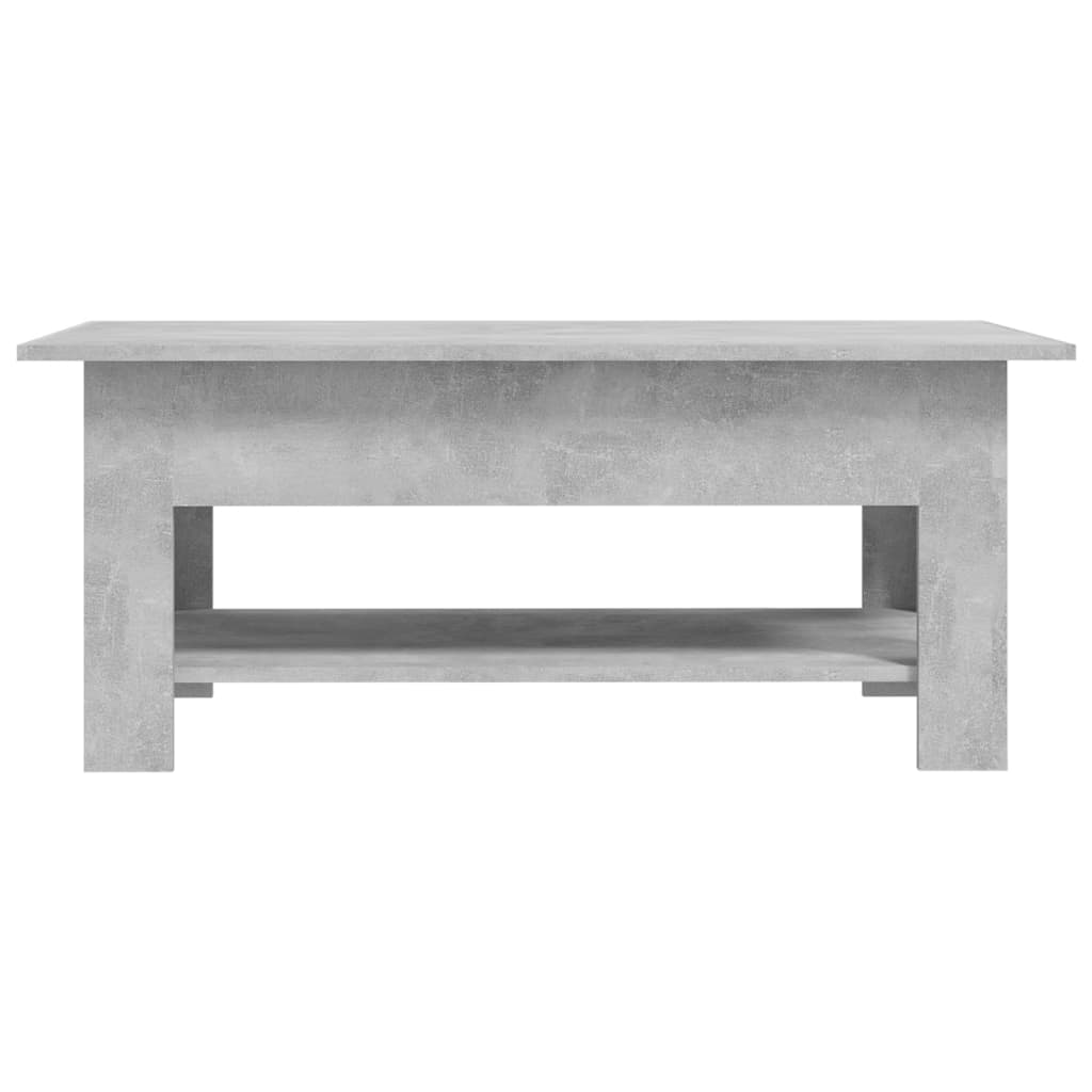 Salongbord betonggrå 102x55x42 cm konstruert tre