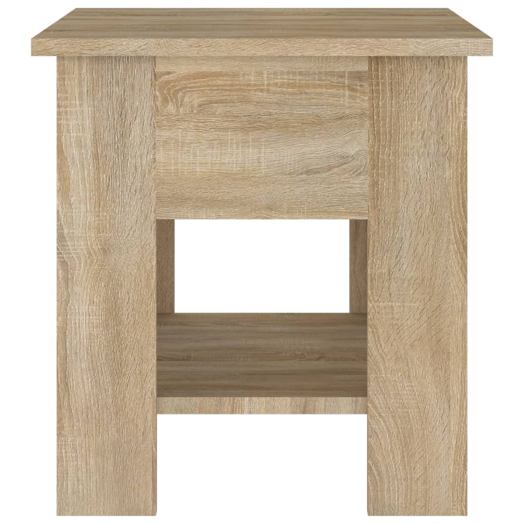 Salongbord sonoma eik 40x40x42 cm konstruert tre