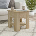 Salongbord sonoma eik 40x40x42 cm konstruert tre