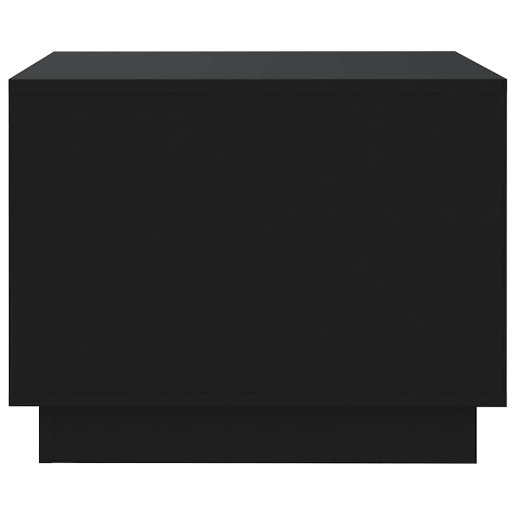 Salongbord svart 55x55x43 cm konstruert tre