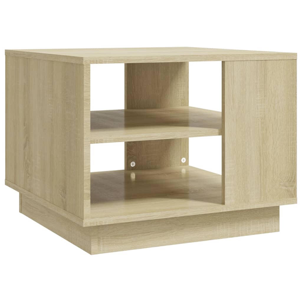 Salongbord sonoma eik 55x55x43 cm konstruert tre