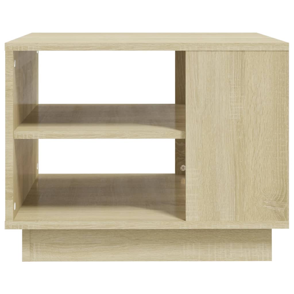 Salongbord sonoma eik 55x55x43 cm konstruert tre