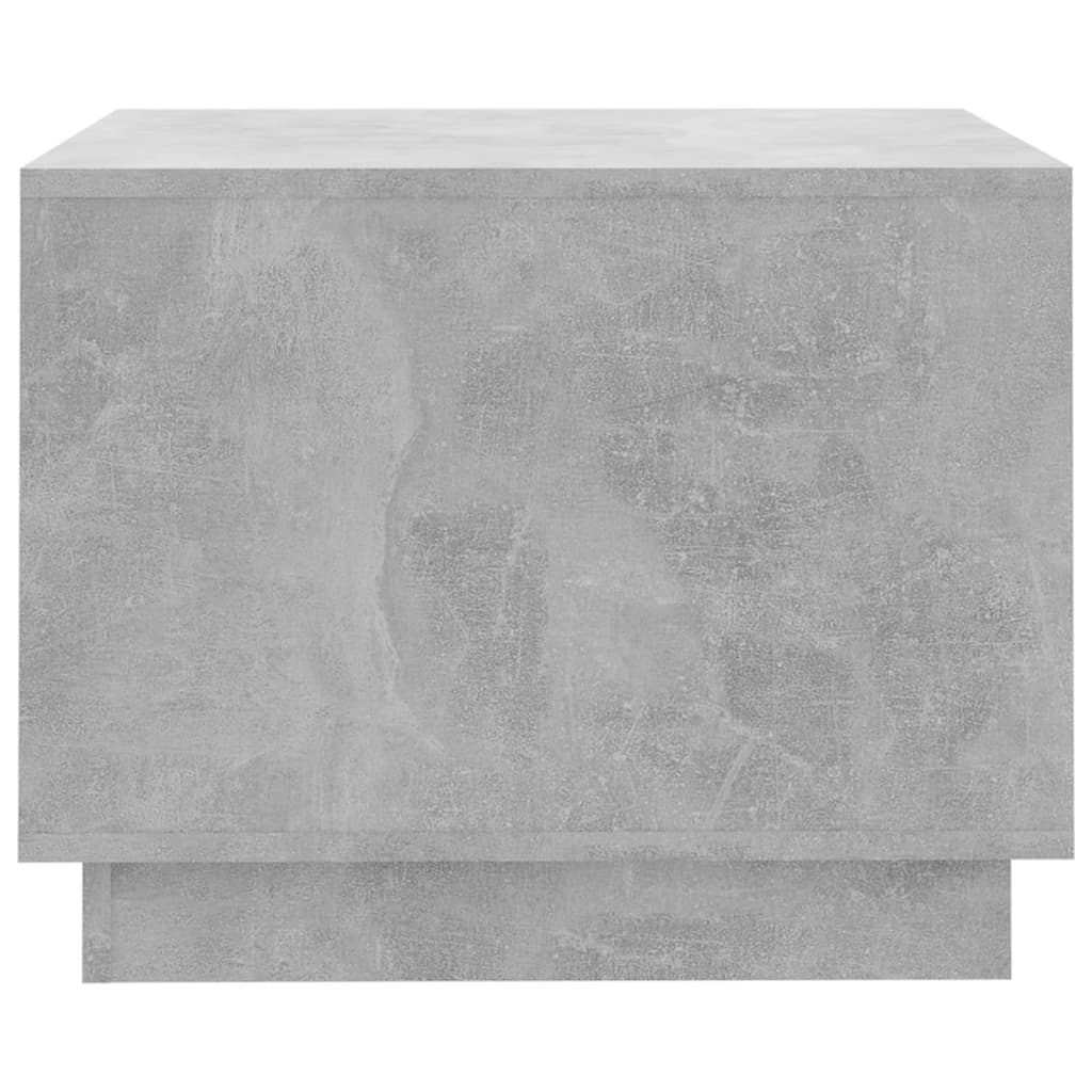 Salongbord betonggrå 55x55x43 cm konstruert tre