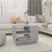 Salongbord betonggrå 55x55x43 cm konstruert tre