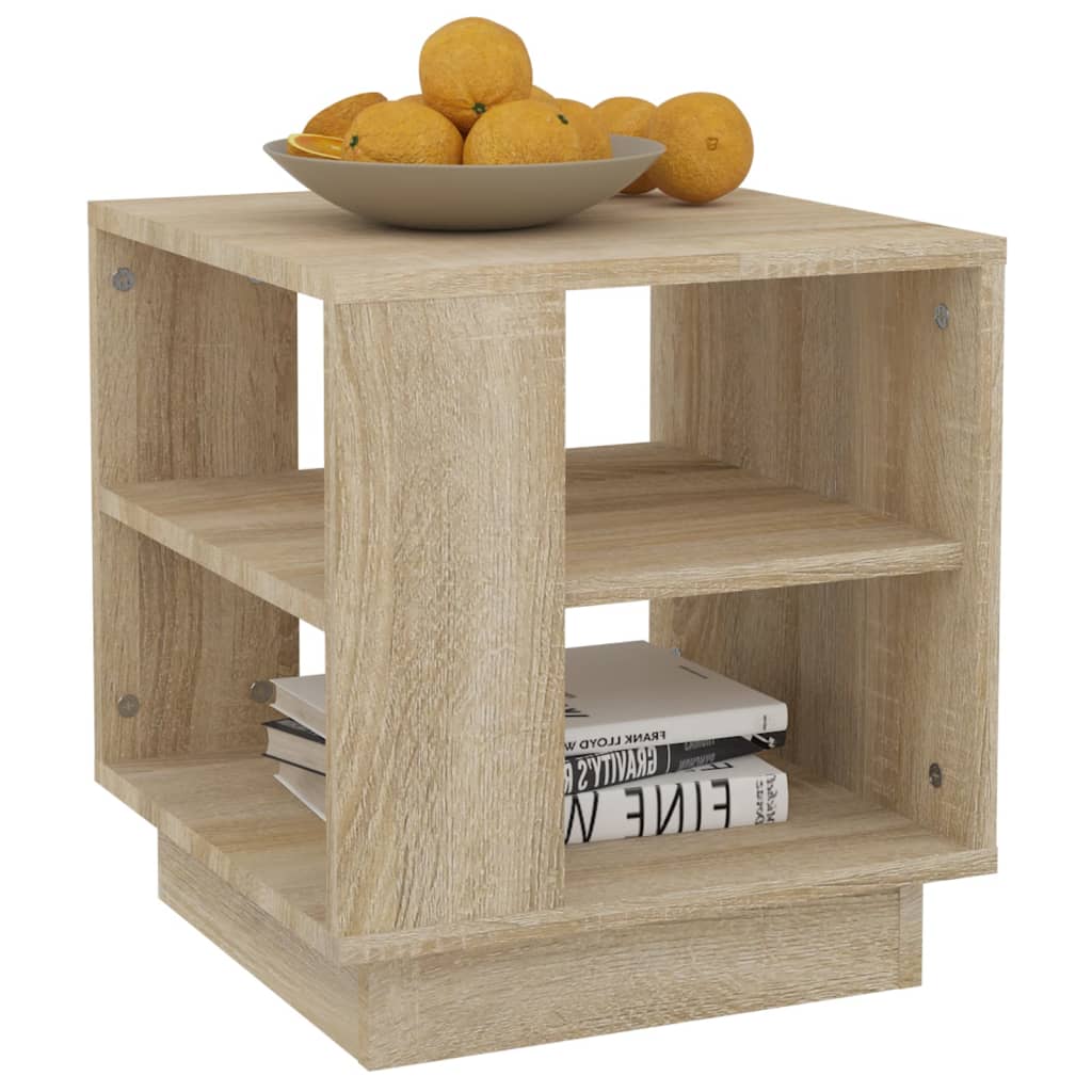 Salongbord sonoma eik 40x40x43 cm konstruert tre