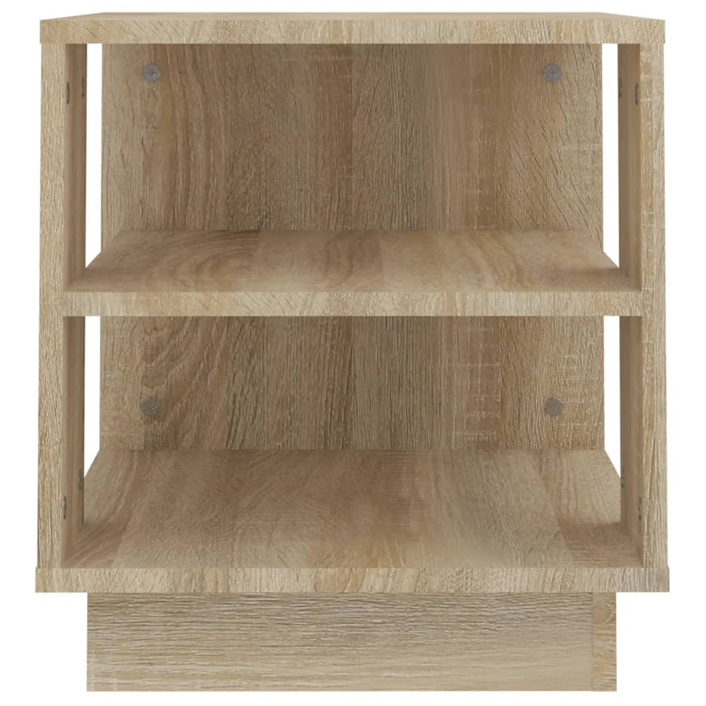 Salongbord sonoma eik 40x40x43 cm konstruert tre