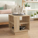Salongbord sonoma eik 40x40x43 cm konstruert tre