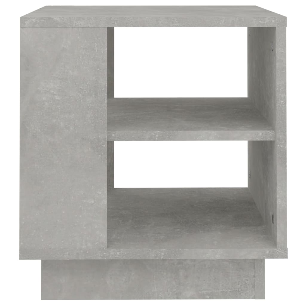 Salongbord betonggrå 40x40x43 cm konstruert tre