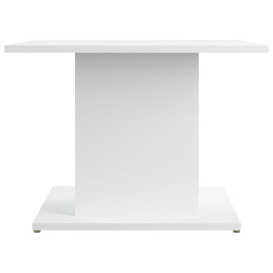 Salongbord hvit 55,5x55,5x40 cm konstruert tre