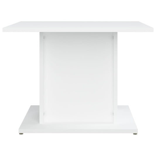 Salongbord hvit 55,5x55,5x40 cm konstruert tre