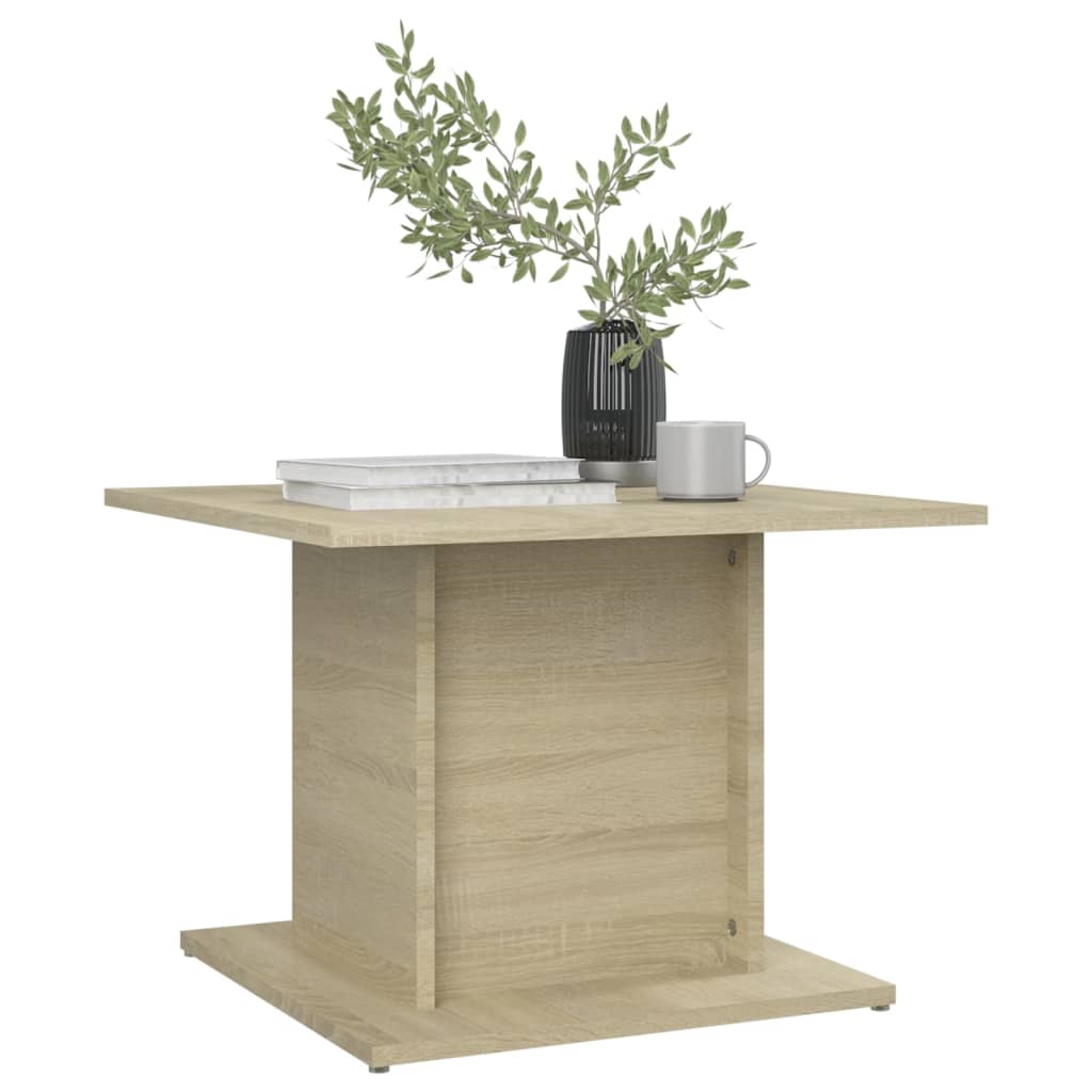 Salongbord sonoma eik 55,5x55,5x40 cm konstruert tre