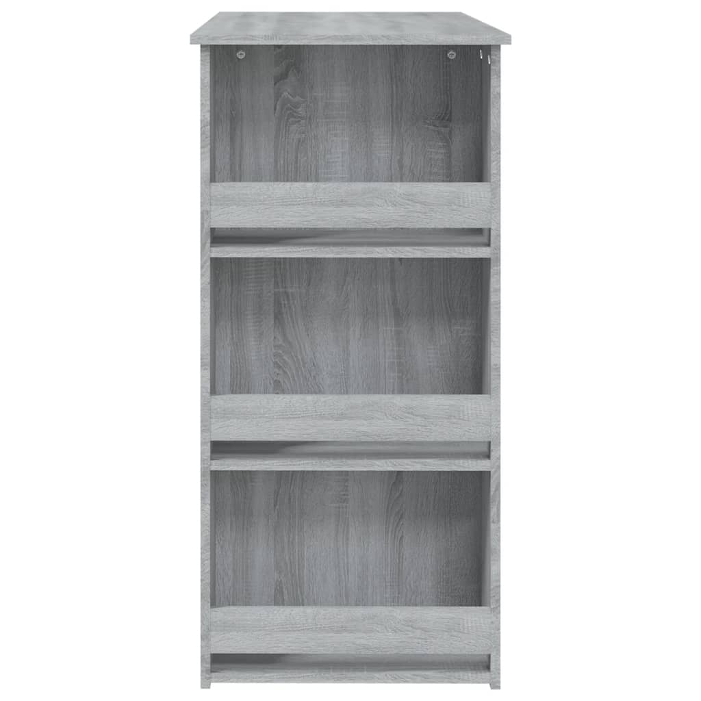 Barbord med stativ grå sonoma 102x50x103,5 cm konstruert tre