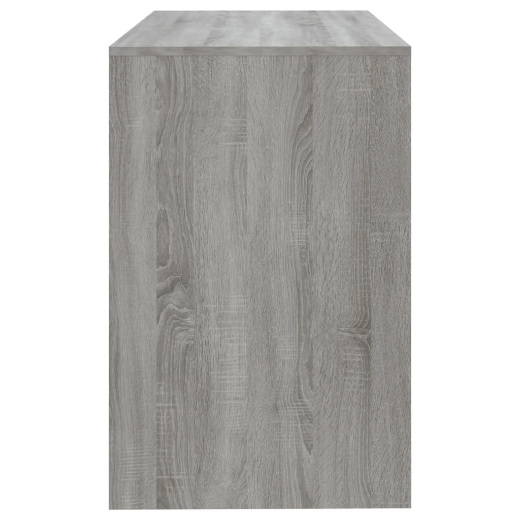 Skrivebord grå sonoma 101x50x76,5 cm konstruert tre