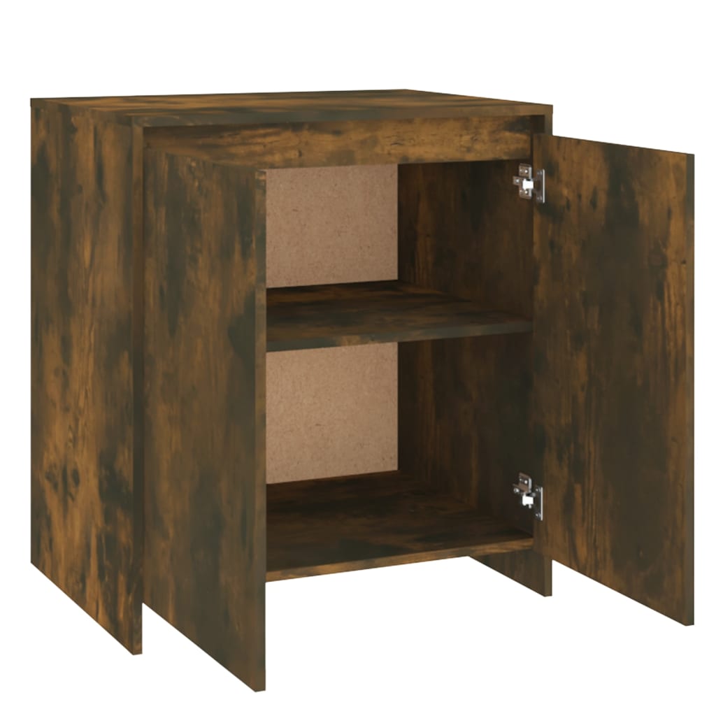 Skjenk røkt eik 70x41x75 cm konstruert tre