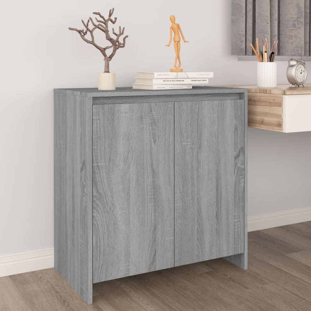 Skjenk grå sonoma 70x41x75 cm konstruert tre