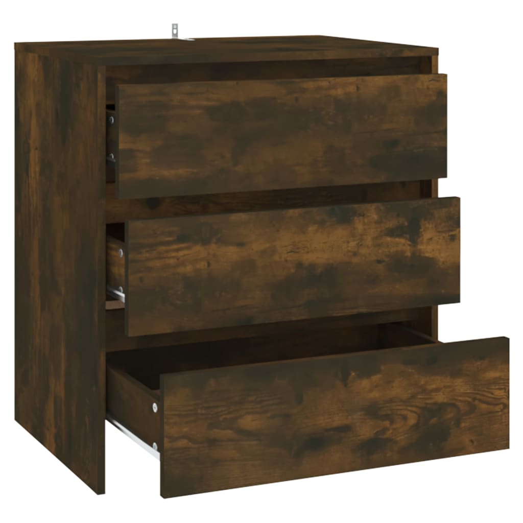 Skjenk røkt eik 70x41x75 cm konstruert tre