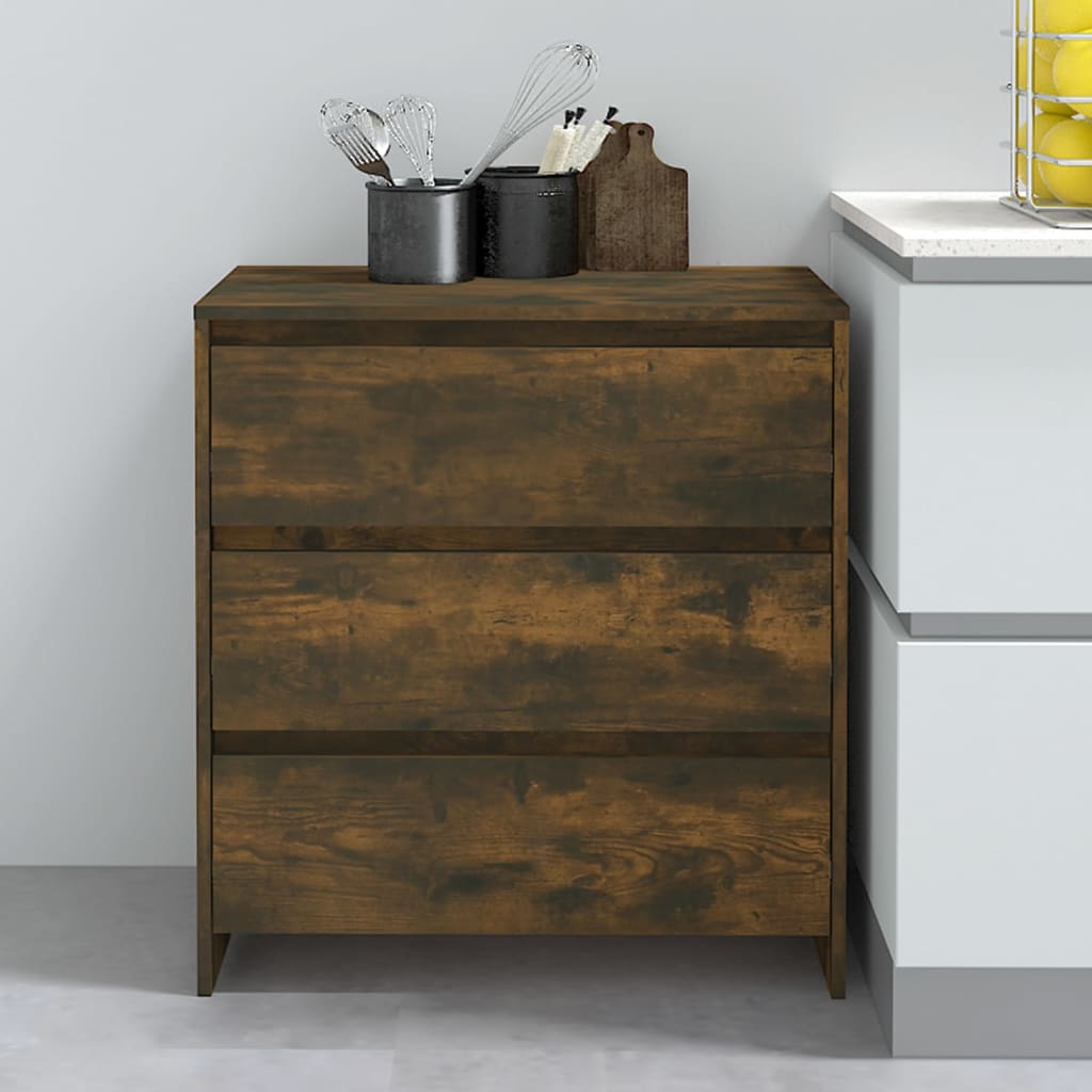 Skjenk røkt eik 70x41x75 cm konstruert tre