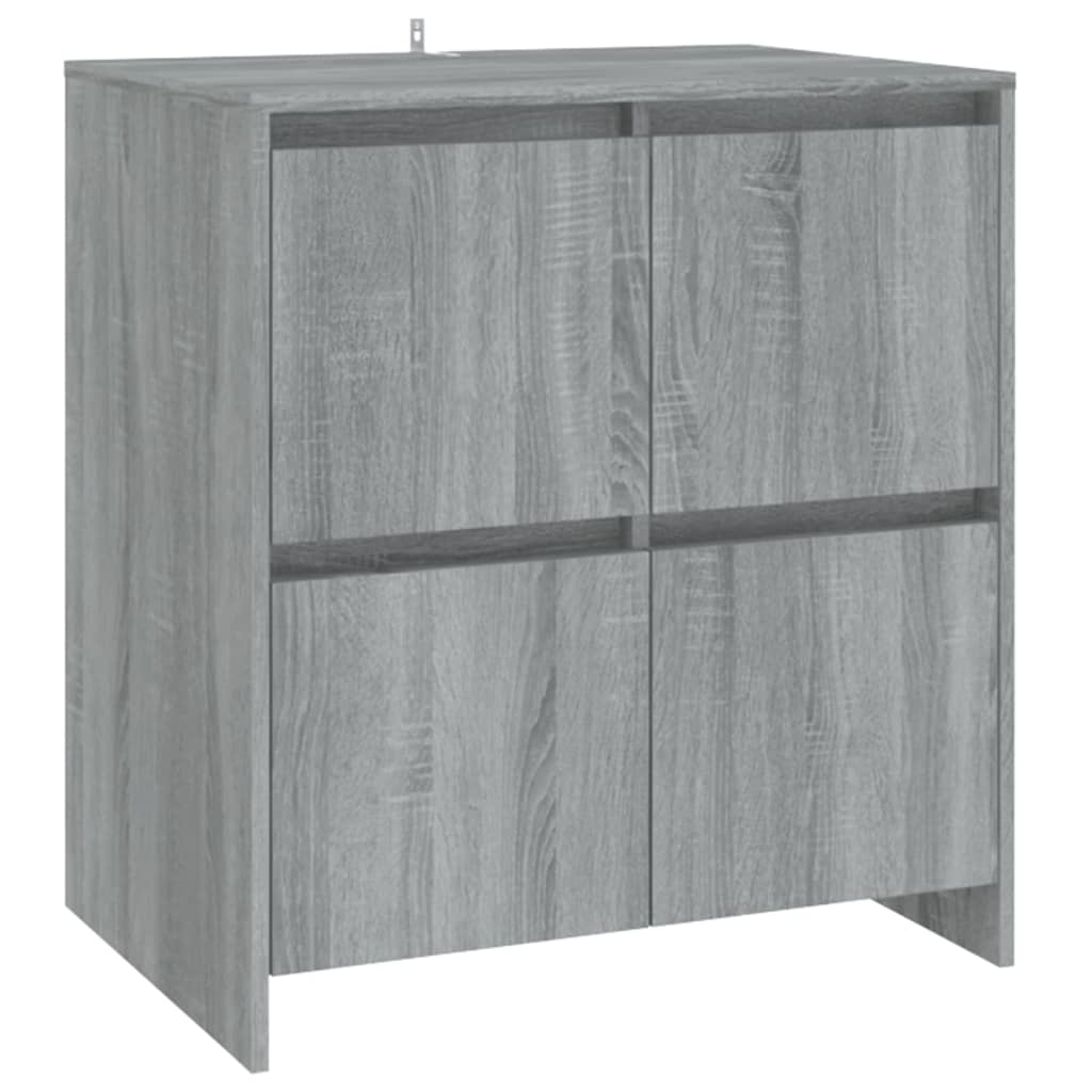 Skjenk grå sonoma 70x41x75 cm konstruert tre