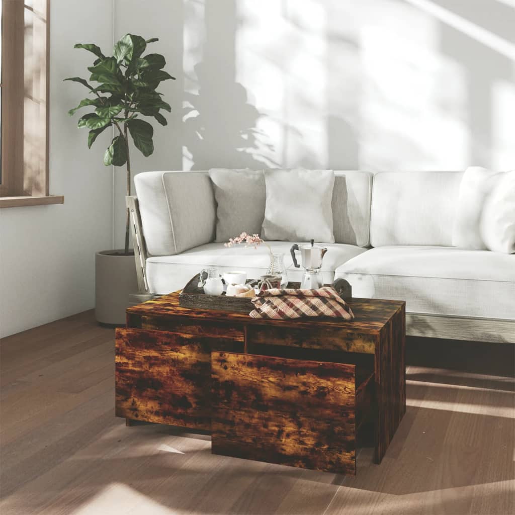 Salongbord sonoma eik 90x50x41,5 cm konstruert tre