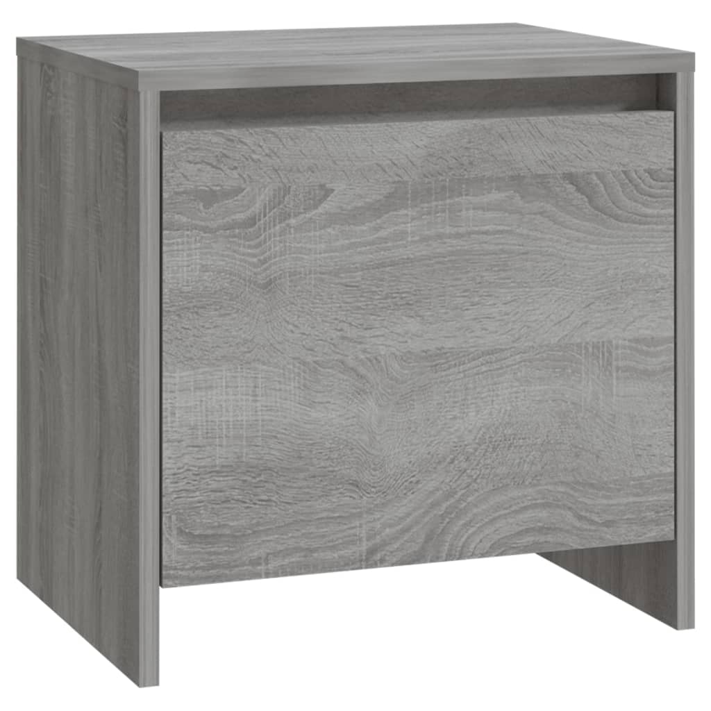 Nattbord 2 stk grå sonoma 45x34x44,5 cm konstruert tre