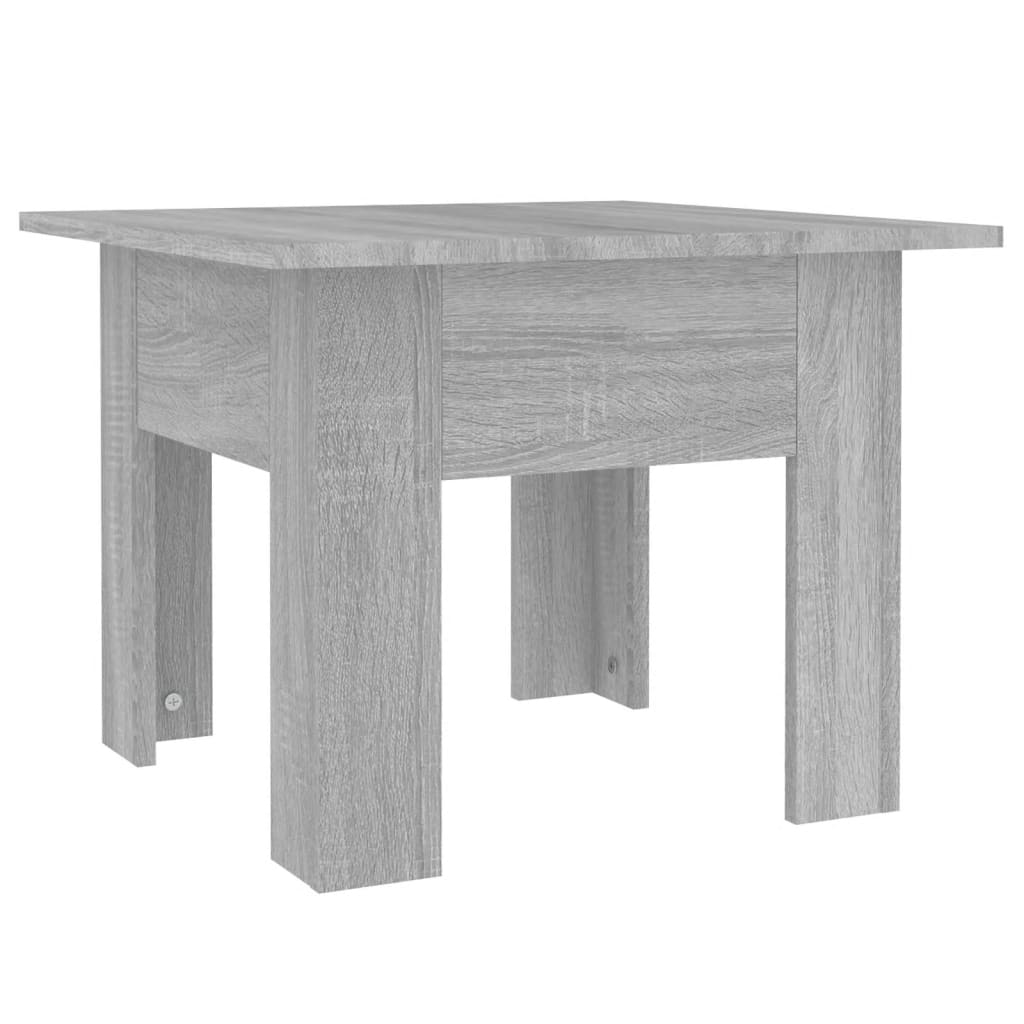 Salongbord grå sonoma eik 55x55x42 cm konstruert tre