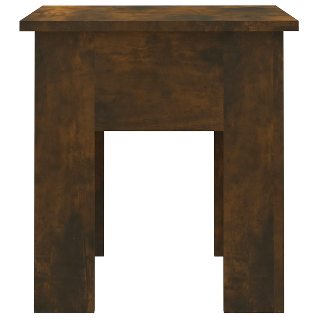 Salongbord røkt eik 40x40x42 cm konstruert tre