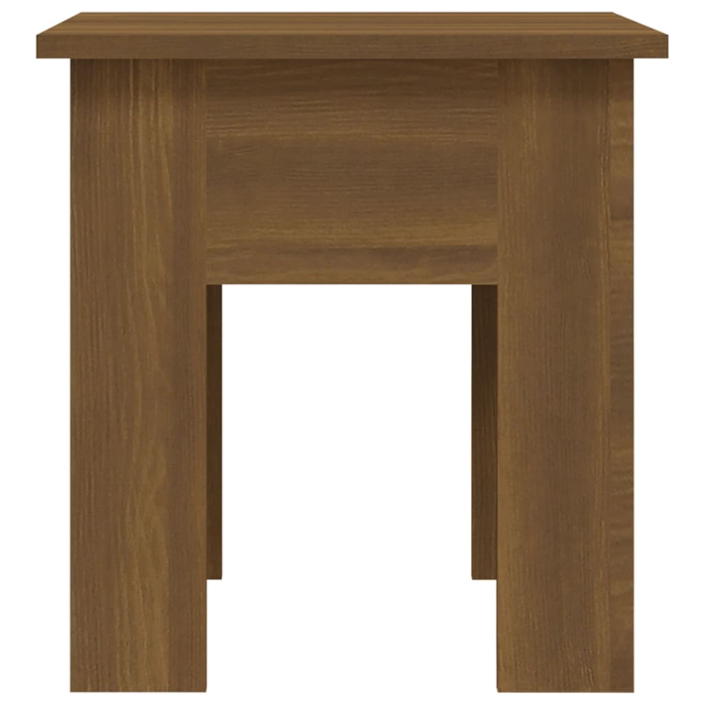 Salongbord brun eik 40x40x42 cm konstruert tre
