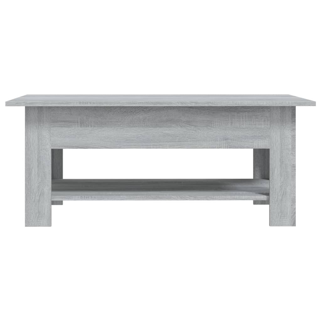 Salongbord grå sonoma 102x55x42 cm konstruert tre