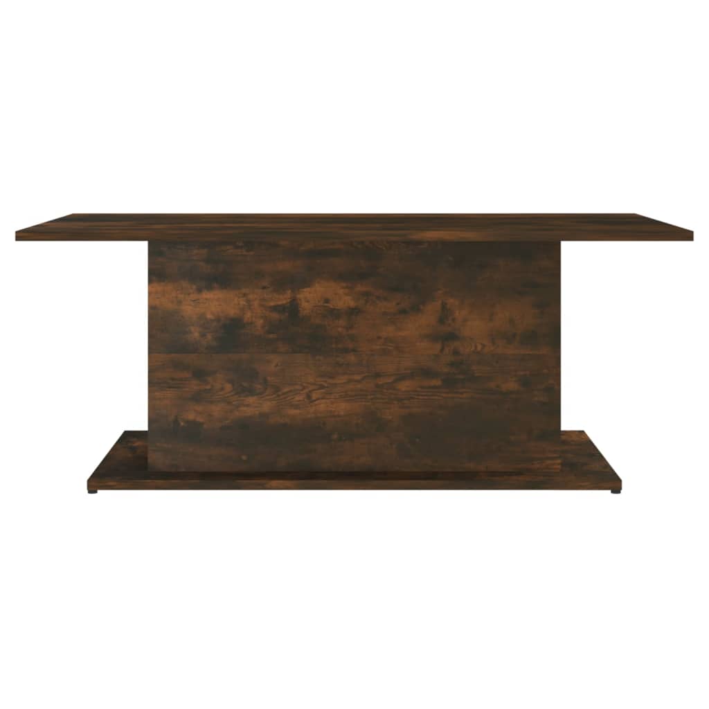 Salongbord røkt eik 102x55,5x40 cm konstruert tre