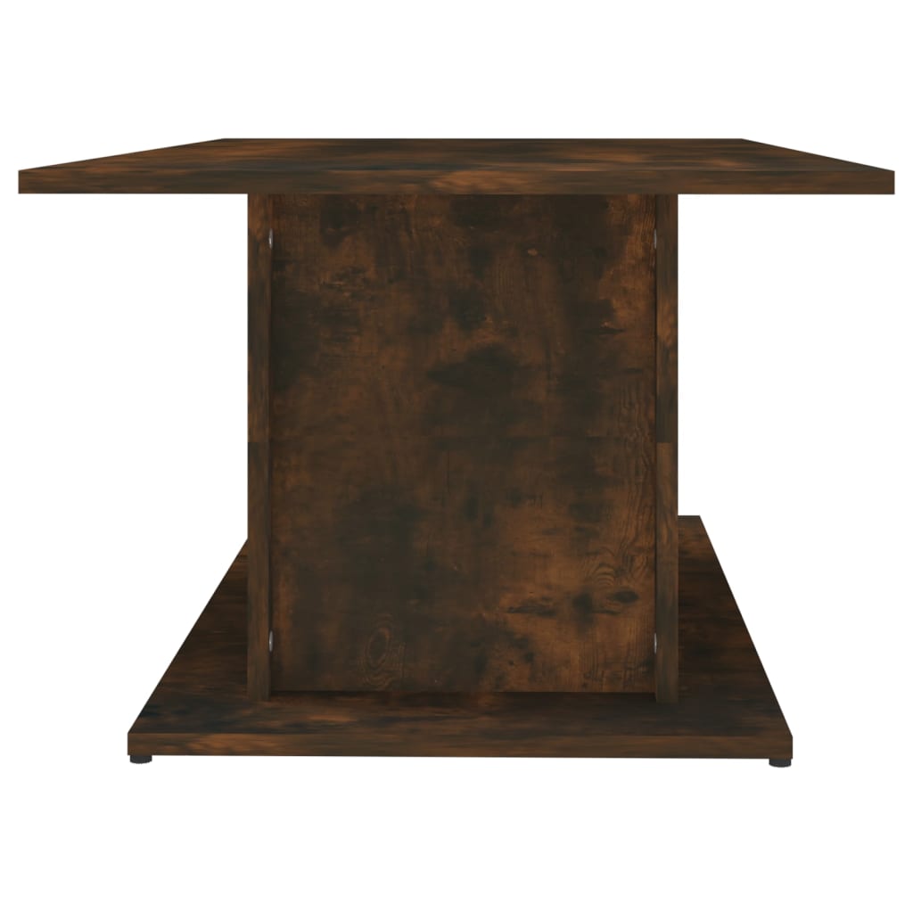 Salongbord røkt eik 102x55,5x40 cm konstruert tre
