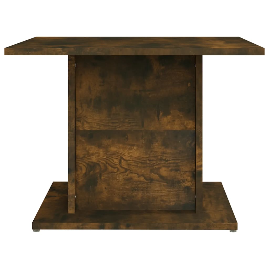 Salongbord røkt eik 55,5x55,5x40 cm konstruert tre