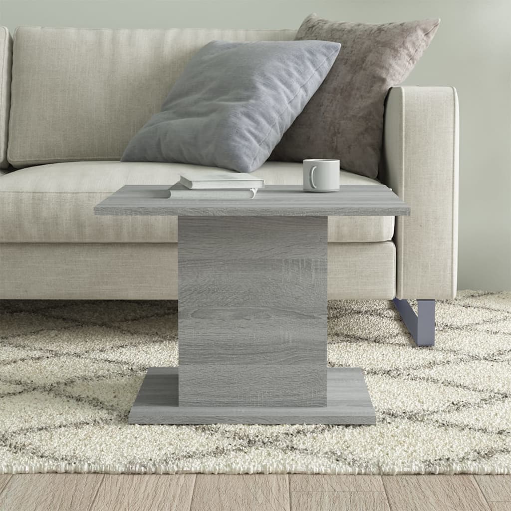 Salongbord grå sonoma 55,5x55,5x40 cm konstruert tre