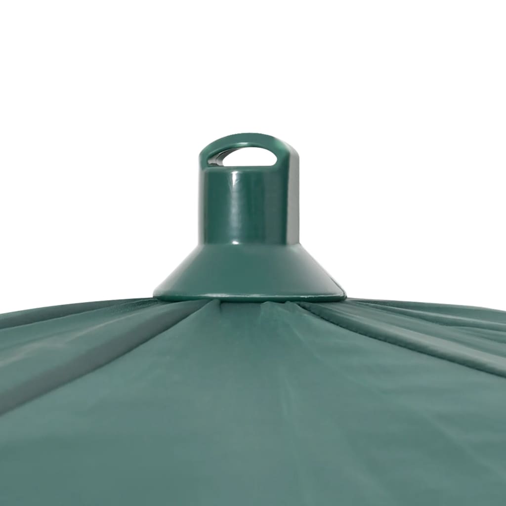 Fiskeparasoll grønn 220x185 cm