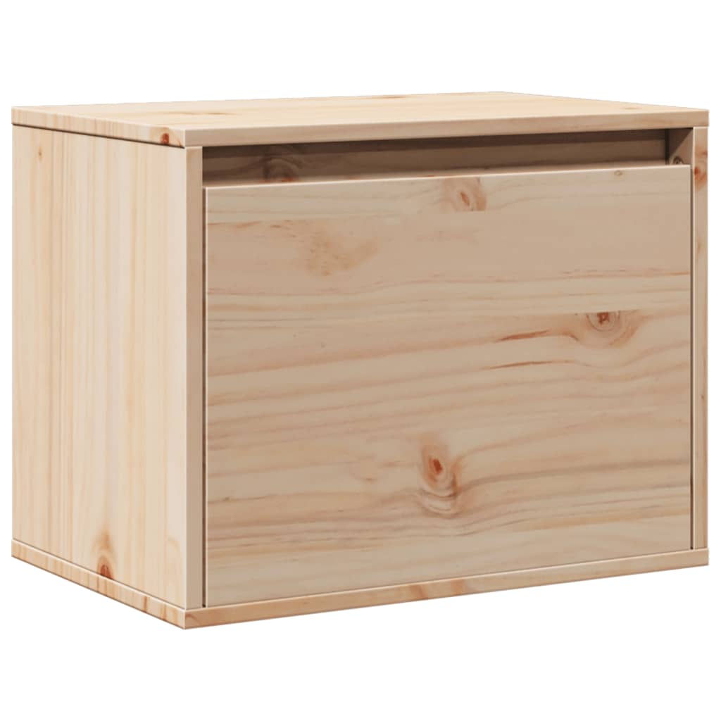 Veggskap 45x30x35 cm heltre furu vidaXL