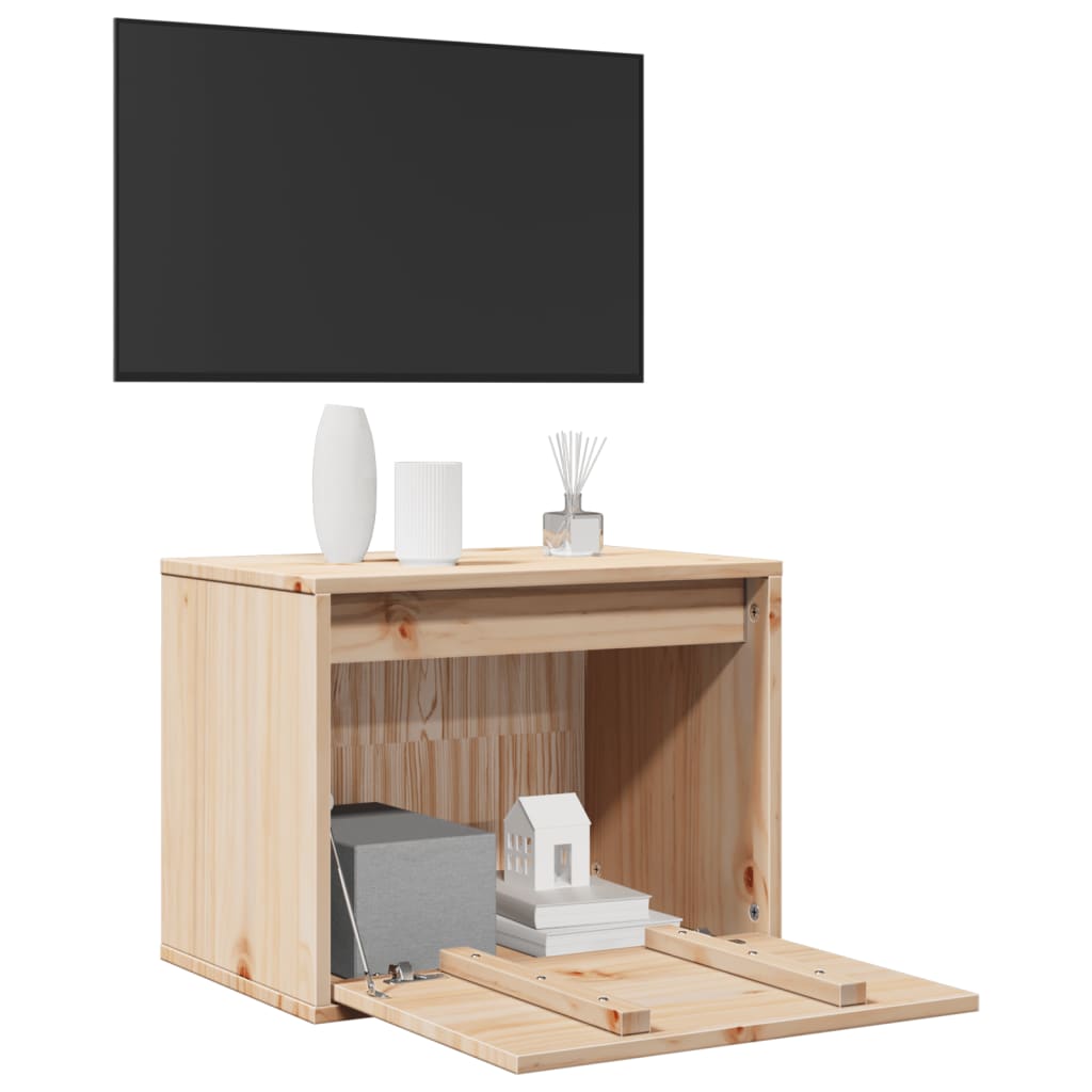 Veggskap 45x30x35 cm heltre furu vidaXL