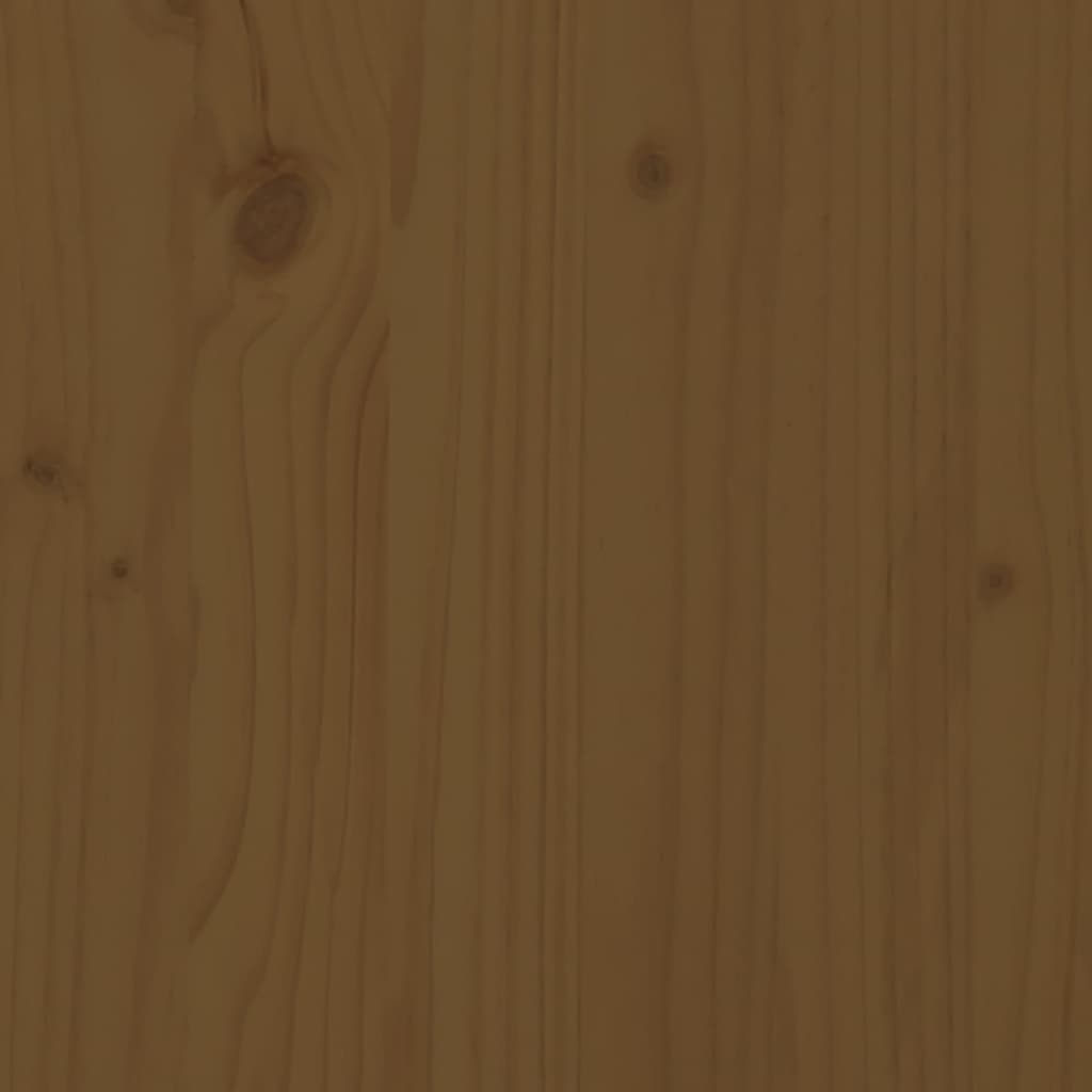 Veggskap honningbrun 45x30x35 cm heltre furu vidaXL