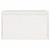 Veggskap hvit 60x30x35 cm heltre furu