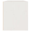 Veggskap hvit 60x30x35 cm heltre furu