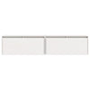 Veggskap 2 stk hvit 80x30x35 cm heltre furu