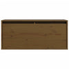 Veggskap honningbrun 80x30x35 cm heltre furu