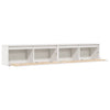 Veggskap 2 stk hvit 100x30x35 cm heltre furu