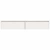 Veggskap 2 stk hvit 100x30x35 cm heltre furu