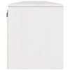 Veggskap 2 stk hvit 100x30x35 cm heltre furu