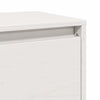 Veggskap 2 stk hvit 100x30x35 cm heltre furu