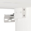 Veggskap 2 stk hvit 100x30x35 cm heltre furu